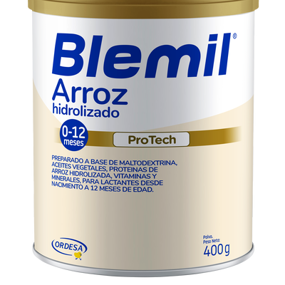 Blemil Arroz Hidrolizado ProTech 0 a 12 Meses - Lata 400  Gr
