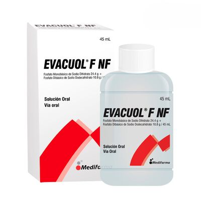 Evacuol F Nf 24.4g + 10.8g/45mL Soluci&oacute;n Oral - Frasco 45 ML