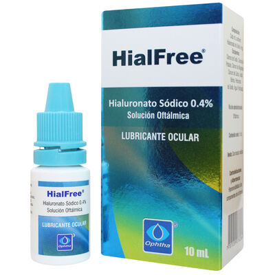 Soluci&oacute;n Oft&aacute;lmica Hialfree 0.4% Gotas - Frasco 10 ML