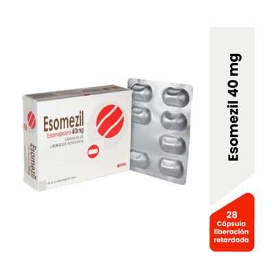 Esomezil 40 Mg C&aacute;psula de Liberaci&oacute;n Retardada - Caja 28 UN