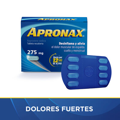 Apronax 275 Mg Tabletas - Caja 8 UN