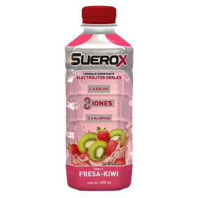 Suerox Fresa y Kiwi - Frasco 630 Ml