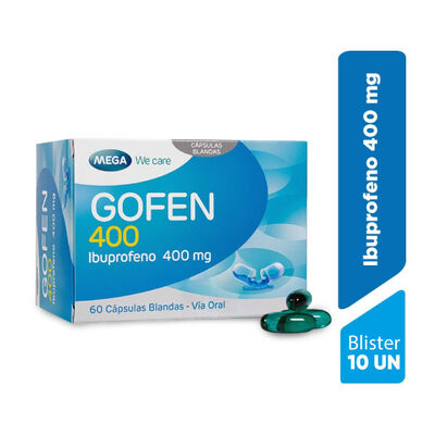 Gofen 400 Mg C&aacute;psulas Blandas - Bl&iacute;ster 10 UN
