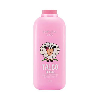 Portugal Beb&eacute; Talco Floral - Frasco 250 Gr