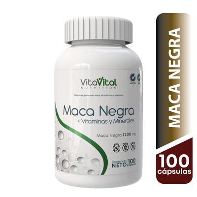 Vita Vital Maca Negra Capsulas - Frasco 100 UN