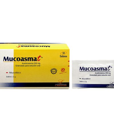 Mucoasmat Granulado para soluci&oacute;n oral - Sobre 2 UN