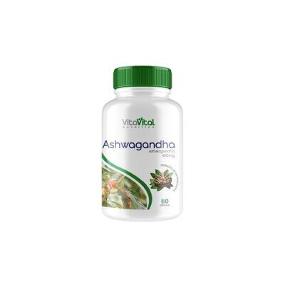 VitaVital Ashwagandha 400 Mg C&aacute;psulas - Frasco 60 Un