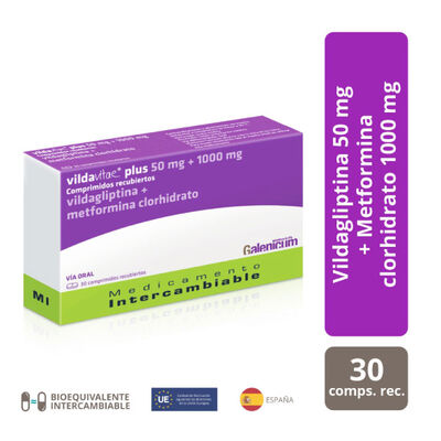 Vildavitae Plus 50+1000MG - Caja 30 comprimidos