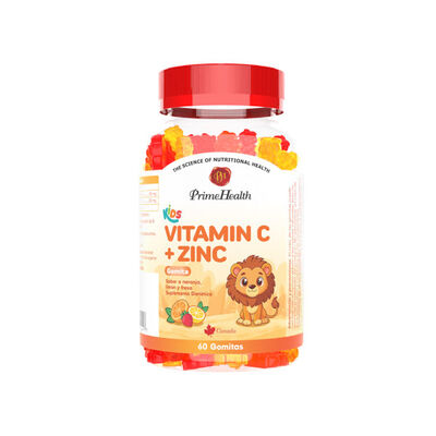 Gomitas Kids Vitamina C y Zinc Gomitas - Frasco 60 UN