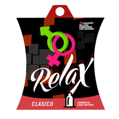 Preservativo Relax Cl&aacute;sico  - Caja 3 UN