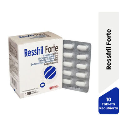 Ressfril Forte Tableta Recubierta - Bl&iacute;ster 10 UN