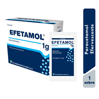 Efetamol - Sobre 1 UN