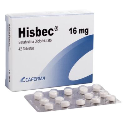 Hisbec 16Mg  - Caja 42 UN