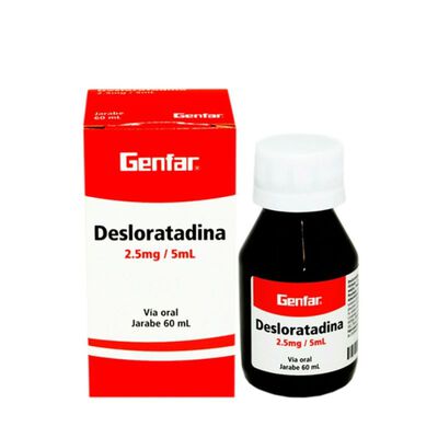 Desloratadina 2.5 Mg Jarabe - Frasco 60 Ml