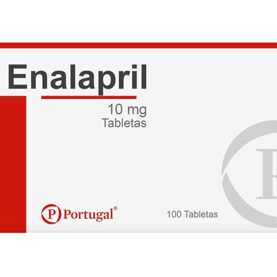 Enalapril 10 Mg Tableta - Caja 100 UN
