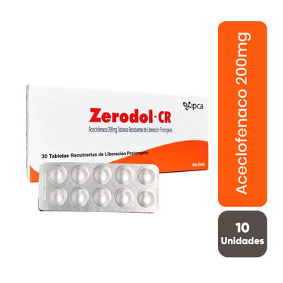 Zerodol CR 200 Mg Tableta de Liberaci&oacute;n Controlada - Blister 10 UN