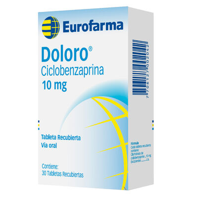 Doloro 10 Mg - Caja 30 Tabletas recubiertas