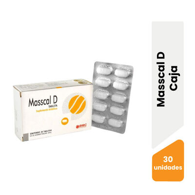 Masscal D Tabletas - Caja 30 UN