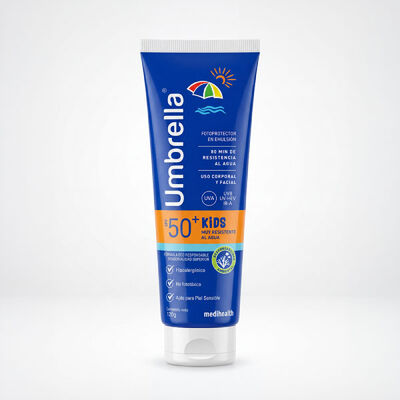 Umbrella Kids Fotoprotector Emulsi&oacute;n SPF 50 Uva - Tubo 120 G