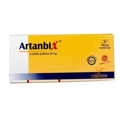 Artanbix 50 Mg Tableta - Caja 30 UN
