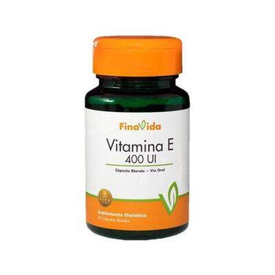 Suplemento Diet&eacute;tico Vitamina E FinaVida C&aacute;psulas Blandas - Frasco 60 Un