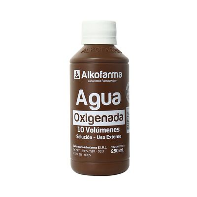 Agua Oxigenada 10 Vol  - Frasco 250Ml