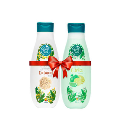 Fresh Feel Colonia 750 Ml + Gel Ba&ntilde;o - Pack 2 UN