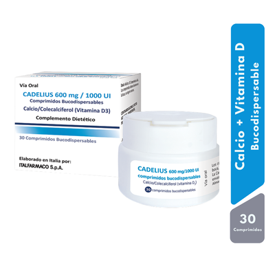Cadelius Comprimidos Bucodispersables - Caja 30 UN