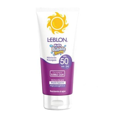 Protector Solar Leblon Bubble Gum FPS 50 - Frasco 190 Gr