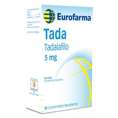 Tada 5 Mg - Caja 30 Tabletas