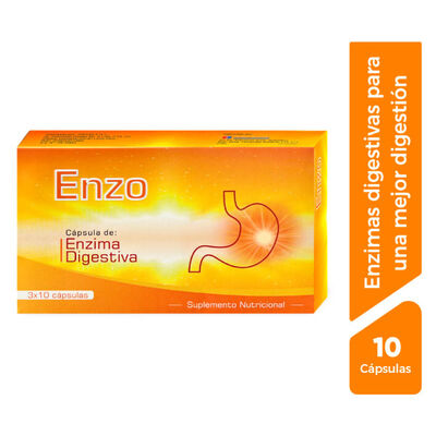 Enzo C&aacute;psulas De Enzimas Digestivas - Blister 10 UN