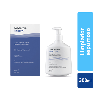 Sesderma Hidraven Crema Espumosa Sin Jab&oacute;n - Frasco 300 ML