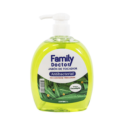 Family Doctor Jab&oacute;n Liquido Antibacterial Eucalipto - Frasco 1L