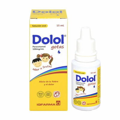 Dolol 100mg/mL Soluci&oacute;n Oral Gotas - Frasco 60 ML