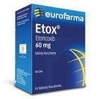 Etox 60 Mg - Caja 14 Tabletas, , large image number null