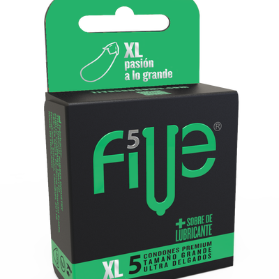 Preservativos Five XL Ultra Delgados - Caja 5 UN
