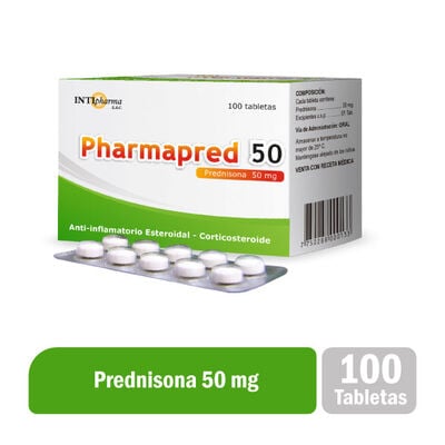 Pharmapred 50 mg Tableta - Caja 100 UN