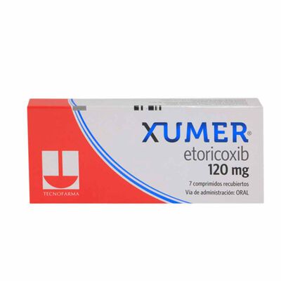 Xumer 120 Mg Tabletas - Caja 7 UN