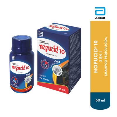 Nopucid 10 Shampoo - Frasco 60 ML