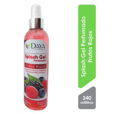 Daya Splash Gel Perfumando Frutos Rojos - Frasco 240 ML