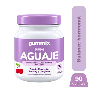 Gummix Gomitas Aguaje Femenino - Frasco 90 UN