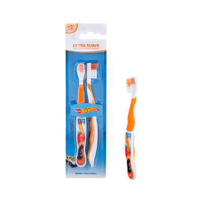 Cepillo Hot Wheels 2+A&ntilde;os - Blister 2 UN