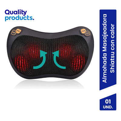 Almohada Masajeadora Shiatsu con Calor Relax Me - Caja 1 UN*