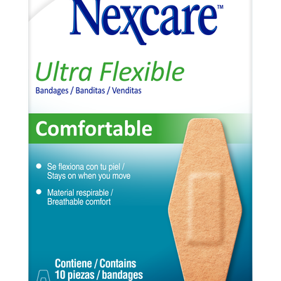 Nexcare Banditas Ultra Flexible - Caja 10 UN