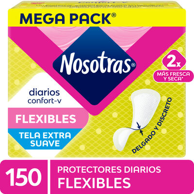 Nosotras Diario Flexible - Caja 150 UN
