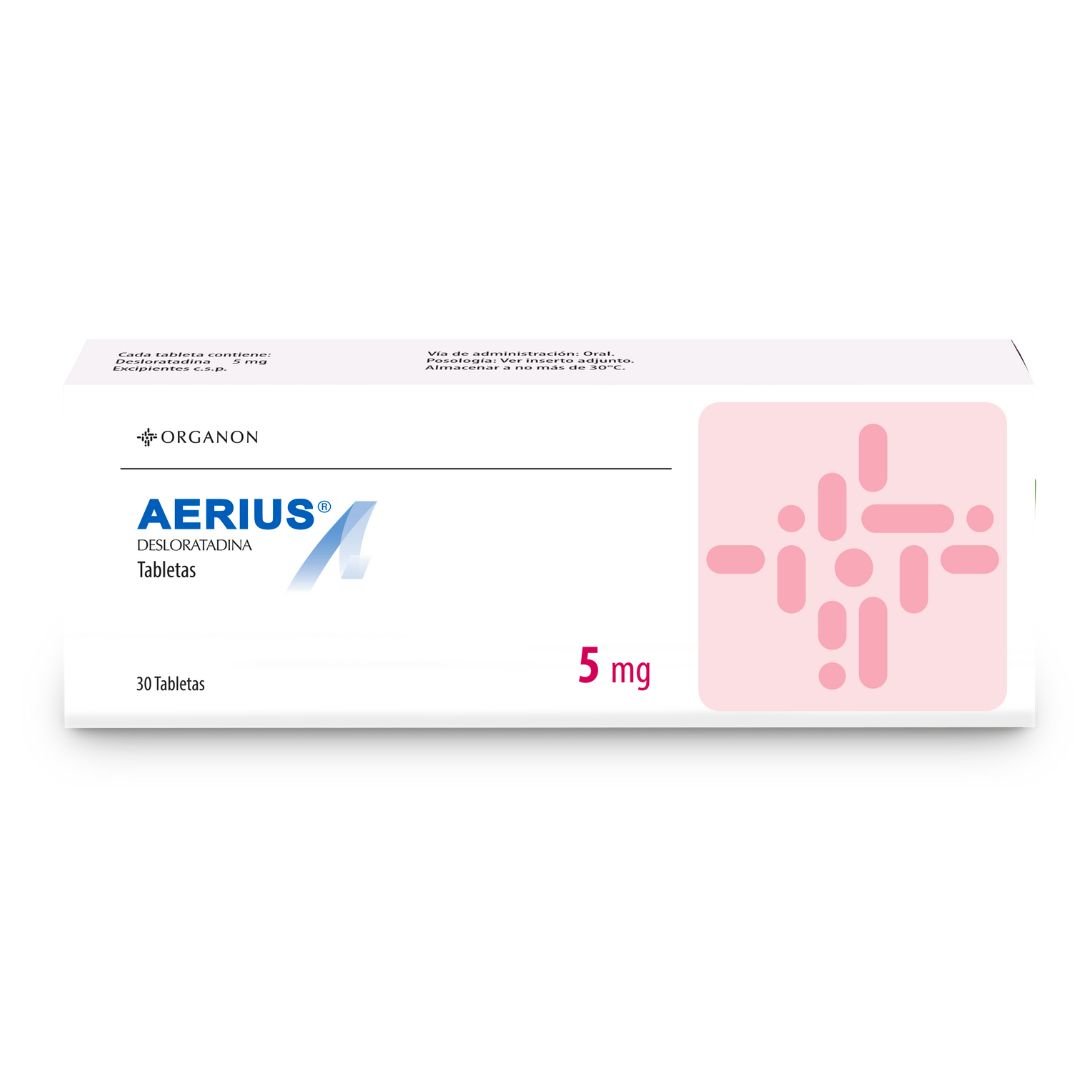 Aerius 5 Mg Tabletas - Caja 30 UN, , large image number null
