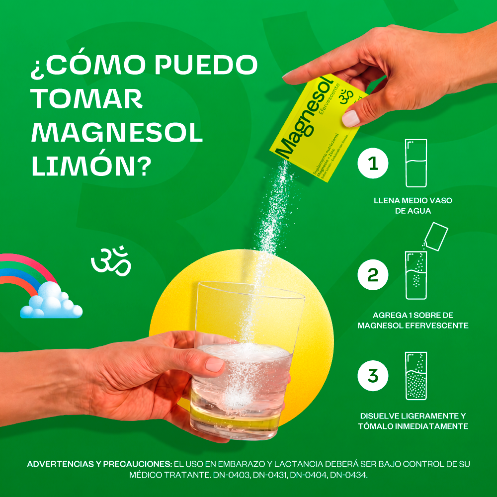 Magnesol Efervescente Limon 5G - Caja 33 UN, , large image number null