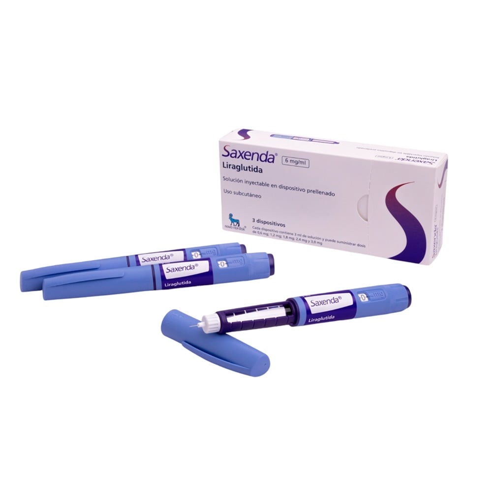 Saxenda 6 mg/ml Soluci&oacute;n Inyectable Refrigerada - Caja 3 UN, , large image number null