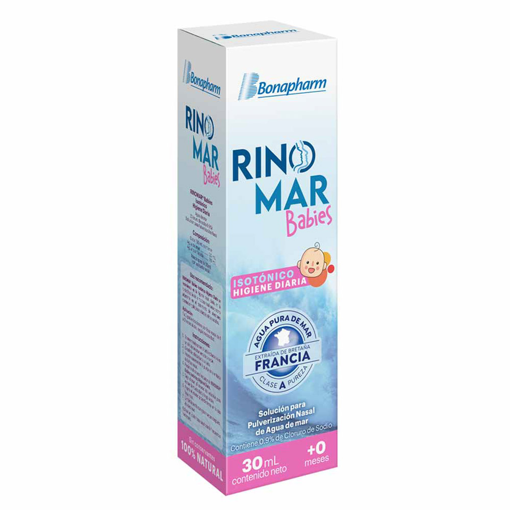 Soluci&oacute;n Nasal Spray Rinomar Babies Isotonico Higiene Diaria - Frasco 30 ML, , large image number null