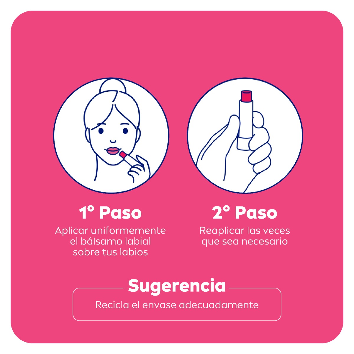 Labial Nivea Lip Care Strawberry - Tubo 4,8 G, , large image number null